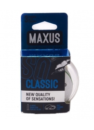 Классические презервативы в пластиковом кейсе MAXUS Classic - 3 шт. - Maxus - купить с доставкой в Братске