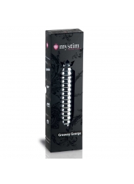 Рельефный фаллос для интенсивного электросекса Groovey George - 20 см. - MyStim - купить с доставкой в Братске