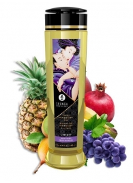 Массажное масло Libido Exotic Fruits с ароматом экзотических фруктов - 240 мл. - Shunga - купить с доставкой в Братске