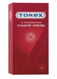 Презервативы Torex  Сладкая любовь  с ароматом клубники - 12 шт. - Torex - купить с доставкой в Братске