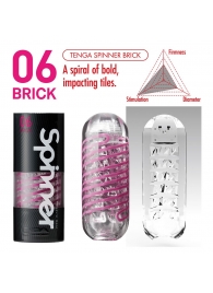 Мастурбатор SPINNER Brick - Tenga - в Братске купить с доставкой