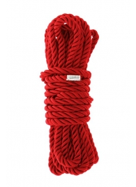 Красная веревка для шибари DELUXE BONDAGE ROPE - 5 м. - Dream Toys - купить с доставкой в Братске