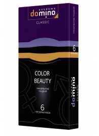 Разноцветные презервативы DOMINO Colour Beauty - 6 шт. - Domino - купить с доставкой в Братске