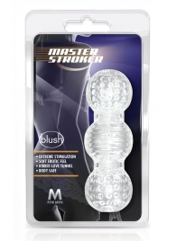 Прозрачный фигурный мастурбатор Master Stroker - Blush Novelties - в Братске купить с доставкой