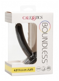 Черный анальный стимулятор Boundless 4.5” Slim Probe - 11,5 см. - California Exotic Novelties - купить с доставкой в Братске