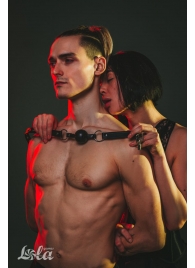 Черный кляп Love Addict на замочке - Lola Games - купить с доставкой в Братске