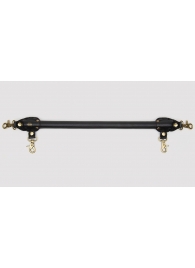 Черная распорка для ног Bound to You Faux Leather Spreader Bar - 50,8 см. - Fifty Shades of Grey - купить с доставкой в Братске