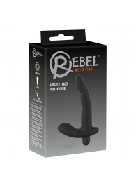 Черный вибромассажер простаты Naughty Finger Prostate Vibe - 13,8 см. - Orion - в Братске купить с доставкой