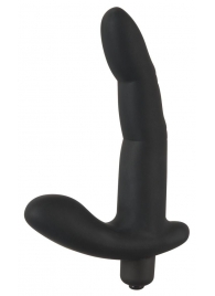 Черный вибромассажер простаты Naughty Finger Prostate Vibe - 13,8 см. - Orion - в Братске купить с доставкой