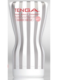 Мастурбатор TENGA Squeeze Tube Cup Soft - Tenga - в Братске купить с доставкой