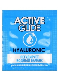 Лубрикант на водной основе Active Glide с гиалуроновой кислотой - 3 гр. - Биоритм - купить с доставкой в Братске