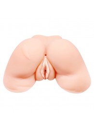 Телесная вибровагина Julie с 2 рабочими отверстиями - Baile - в Братске купить с доставкой