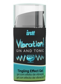 Жидкий интимный гель с эффектом вибрации Vibration! Gin   Tonic - 15 мл. - INTT - купить с доставкой в Братске