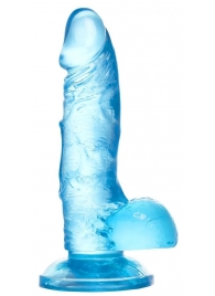 Голубой реалистичный фаллоимитатор Indy - 15,8 см. - A-toys купить с доставкой в интернет-магазине Orgasmix в Братске Голубой реалистичный фаллоимитатор Indy - 15,8 см. - A-toys