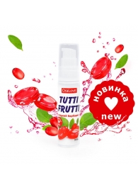 Гель-смазка Tutti-frutti со вкусом барбариса - 30 гр. - Биоритм - купить с доставкой в Братске