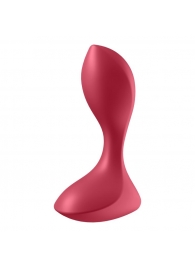 Красный вибромассажёр простаты Satisfyer Backdoor Lover - 14 см. - Satisfyer - в Братске купить с доставкой