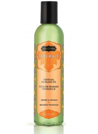 Массажное масло Naturals Tropical Mango с ароматом манго - 236 мл. - Kama Sutra - купить с доставкой в Братске