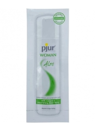 Лубрикант на водной основе pjur WOMAN Aloe - 2 мл. - Pjur - купить с доставкой в Братске