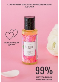 Массажное масло Pleasure Lab Delicate с ароматом пиона и пачули - 50 мл. - Pleasure Lab - купить с доставкой в Братске