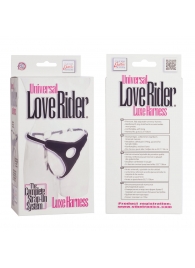 Трусы для страпона с универсальным креплением Universal Love Rider Luxe Harness - California Exotic Novelties - купить с доставкой в Братске