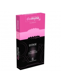 Презервативы с точками и рёбрышками DOMINO Classic Extase - 6 шт. - Domino - купить с доставкой в Братске