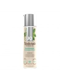 Массажное масло с ароматом перечной мяты и эвкалипта JO Naturals Peppermint   Eucalyptus - 120 мл. - System JO - купить с доставкой в Братске