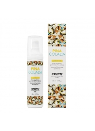 Разогревающее массажное масло с ароматом пина колада Gourmet Pina Colada - 50 мл. - Exsens - купить с доставкой в Братске