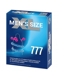 Стимулирующая насадка на пенис MEN SIZE 777 - Sitabella - в Братске купить с доставкой