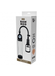 Прозрачная вакуумная помпа с манометром Deluxe Penis Pump - Dream Toys - в Братске купить с доставкой