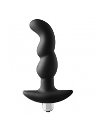 Черная вибропробка для простаты FantASStic Vibrating Prostate Plug - 14,5 см. - Dream Toys - в Братске купить с доставкой