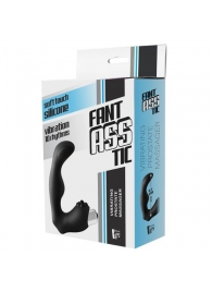 Черный вибромассажер простаты FantASStic Vibrating Prostate Massager - 11,3 см. - Dream Toys - в Братске купить с доставкой