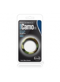 Эрекционное кольцо камуфляжной расцветки Silicone Camo Cock Ring - Blush Novelties - в Братске купить с доставкой