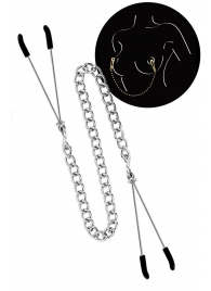 Регулируемые зажимы для сосков Sweet Caress Nipple Chain - Sweet Caress - купить с доставкой в Братске