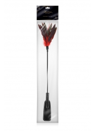 Стек-щекоталка Sweet Caress Feather Whip - 58 см. - Sweet Caress - купить с доставкой в Братске