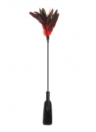 Стек-щекоталка Sweet Caress Feather Whip - 58 см. - Sweet Caress - купить с доставкой в Братске