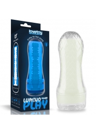 Светящийся в темноте мастурбатор Lumino Play Masturbator Ribbed - Lovetoy - в Братске купить с доставкой