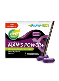 Возбуждающее средство для мужчин Mans Power plus - 10 капсул (0,35 гр.) +1 в подарок - SuperCaps - купить с доставкой в Братске