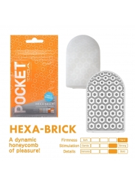 Карманный мастурбатор HEXA-BRICK - Tenga - в Братске купить с доставкой