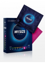 Презервативы MY.SIZE размер 64 - 3 шт. - My.Size - купить с доставкой в Братске
