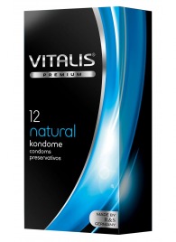 Классические презервативы VITALIS PREMIUM natural - 12 шт. - Vitalis - купить с доставкой в Братске