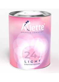 Ультратонкие презервативы Arlette Light - 24 шт. - Arlette - купить с доставкой в Братске