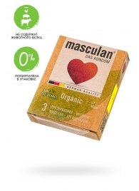 Экологически чистые презервативы Masculan Organic - 3 шт. - Masculan - купить с доставкой в Братске