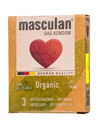 Экологически чистые презервативы Masculan Organic - 3 шт. - Masculan - купить с доставкой в Братске