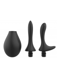 Черный анальный душ Nexus Anal Douche Set с 2 сменными насадками - Nexus Range - купить с доставкой в Братске