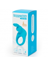 Голубое эрекционное виброкольцо Happy Rabbit Rechargeable Rabbit Cock Ring - Happy Rabbit - в Братске купить с доставкой