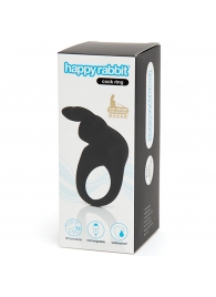 Черное эрекционное виброкольцо Happy Rabbit Rechargeable Rabbit Cock Ring - Happy Rabbit - в Братске купить с доставкой