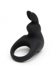 Черное эрекционное виброкольцо Happy Rabbit Rechargeable Rabbit Cock Ring - Happy Rabbit - в Братске купить с доставкой