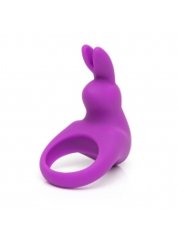 Фиолетовое эрекционное виброкольцо Happy Rabbit Rechargeable Rabbit Cock Ring - Happy Rabbit - в Братске купить с доставкой