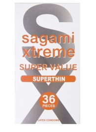 Ультратонкие презервативы Sagami Xtreme Superthin - 36 шт. - Sagami - купить с доставкой в Братске