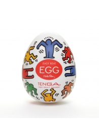 Мастурбатор-яйцо Keith Haring EGG DANCE - Tenga - в Братске купить с доставкой